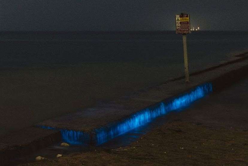 The natural phenomenon was seen in Broadstairs over the weekend. Picture: Rebecca Douglas