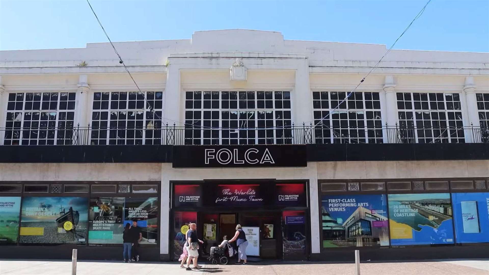 Work will start on Folca, the former Debenhams in Folkestone, on Monday. Picture: FHDC