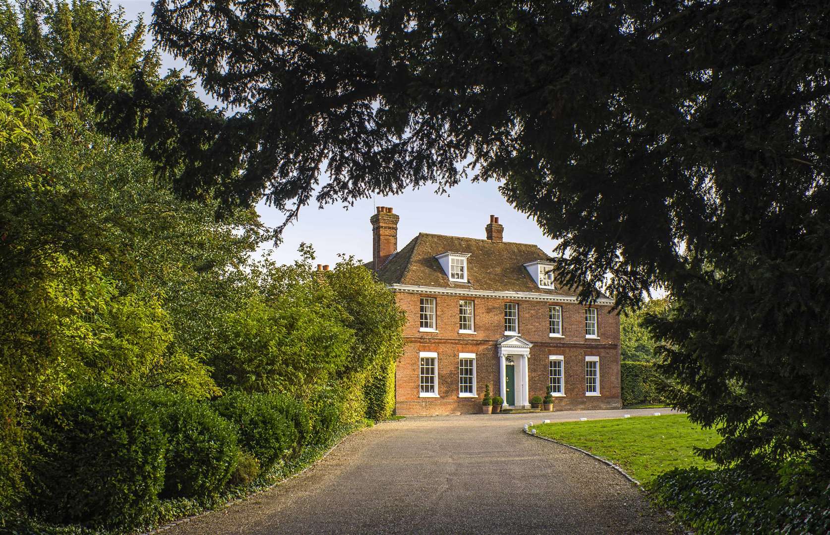 A winding driveway leads up to Read's in Faversham. Picture: Ken Sparkes