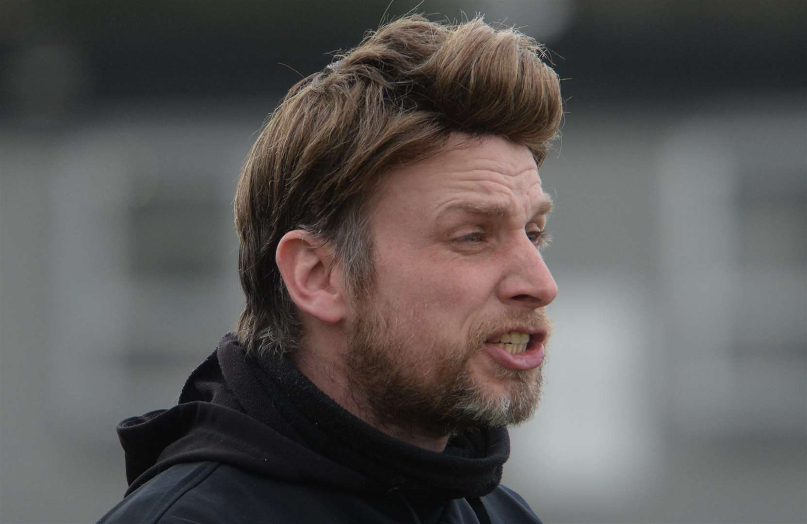 Faversham manager James Collins. Picture: Chris Davey