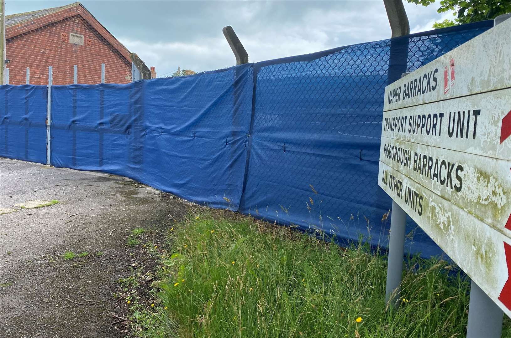 The Folkestone nursery is located next to Napier Barracks, currently used by the home office as accommodation for asylum seekers