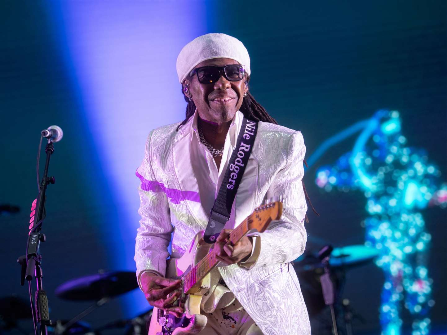 Nile Rodgers pictured back in 2022. Picture: Callum Mackay