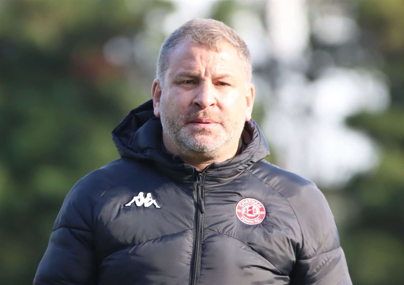 Chatham Town manager Kevin Hake hopes his side can bounce back from league loss in the FA Cup Picture: Max English @max_ePhotos