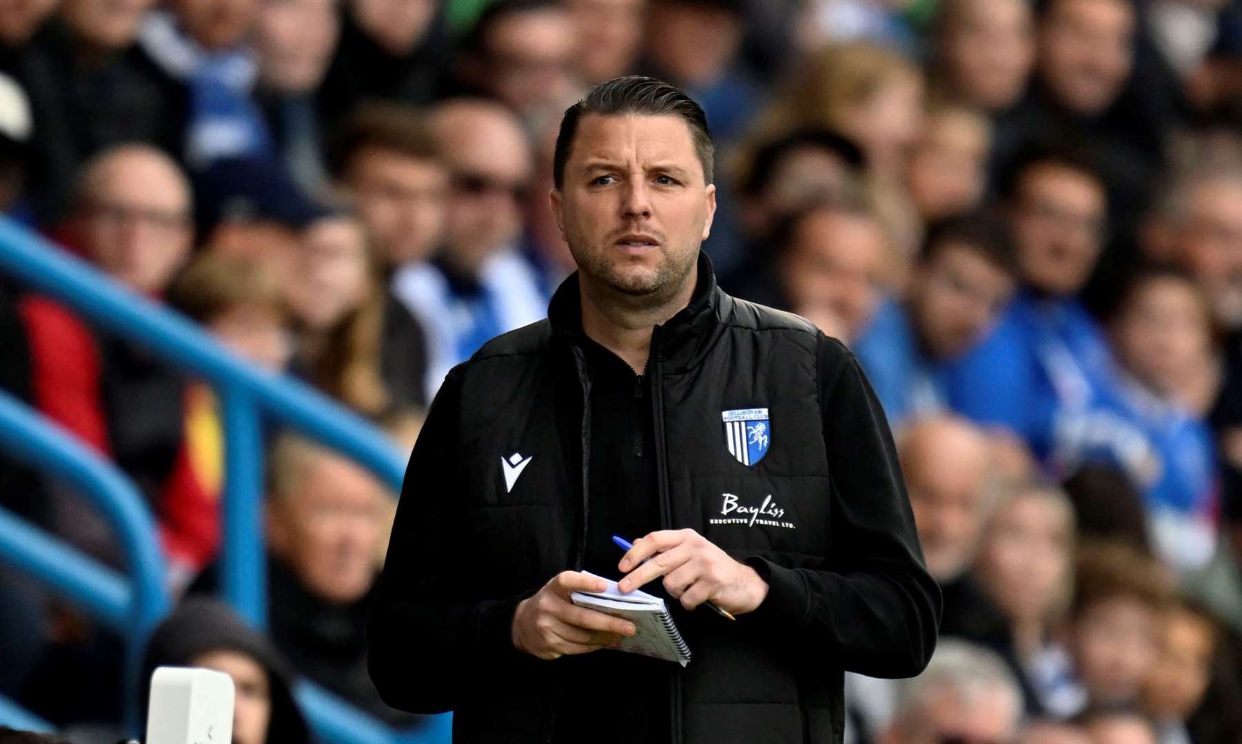 Gillingham manager Mark Bonner is looking to end a run of four straight defeats Picture: Barry Goodwin