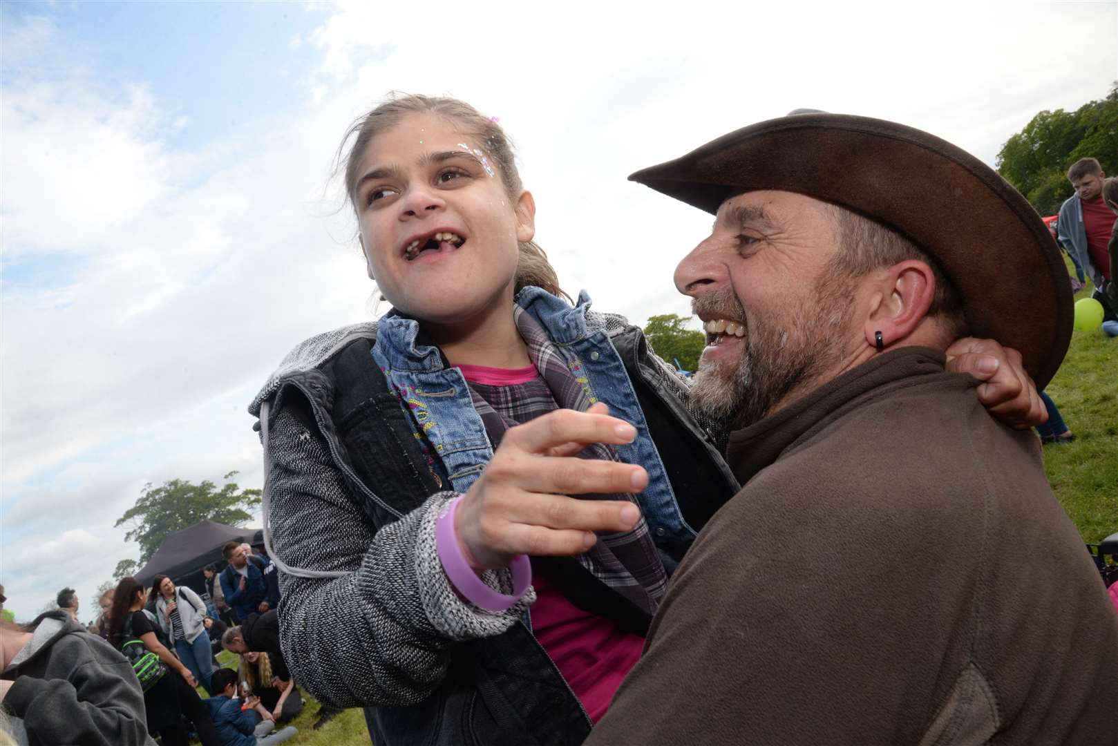 Charlotte is a "daddy's girl" and has an incredible bond with dad Brett who would visit her regularly. Picture: Chris Davey