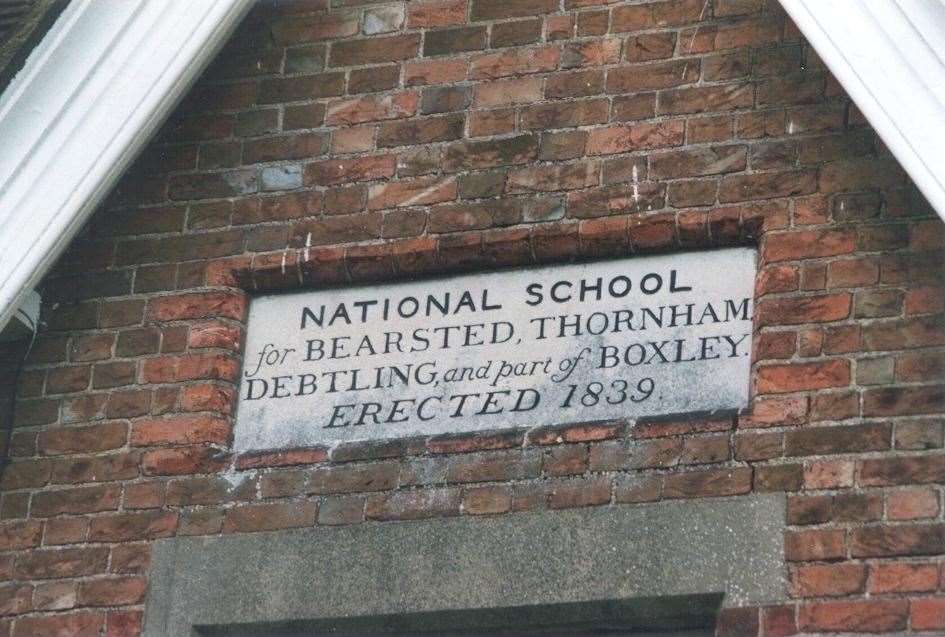 The school foundation stone