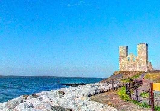 Reculver beach was given a Seaside Award