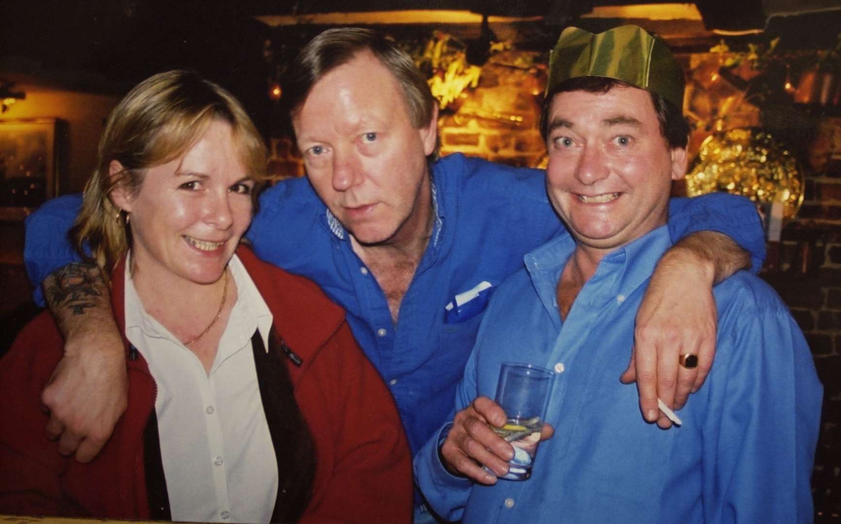 Royal Oak regulars in December 2001