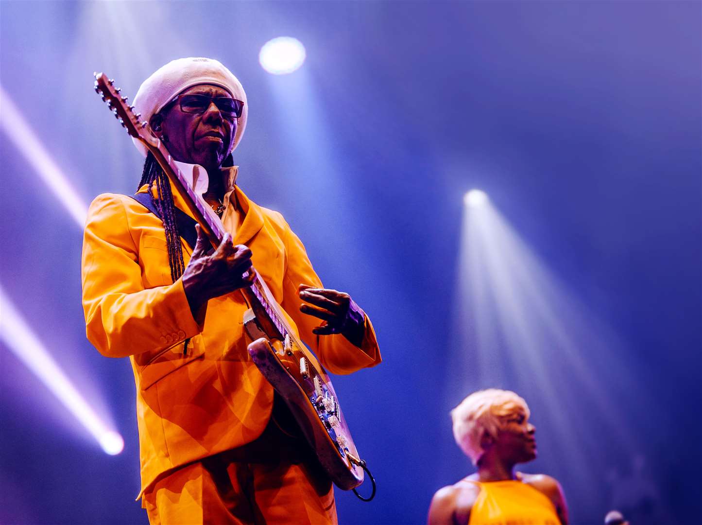 Nile Rodgers and Chic took to the stage over the weekend. Archive image