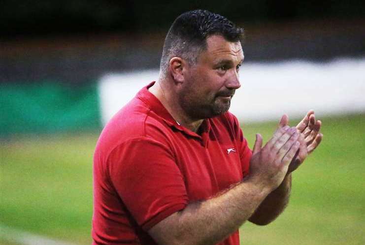 Deal Town boss Steve King has his players back in training Picture: Paul Willmott