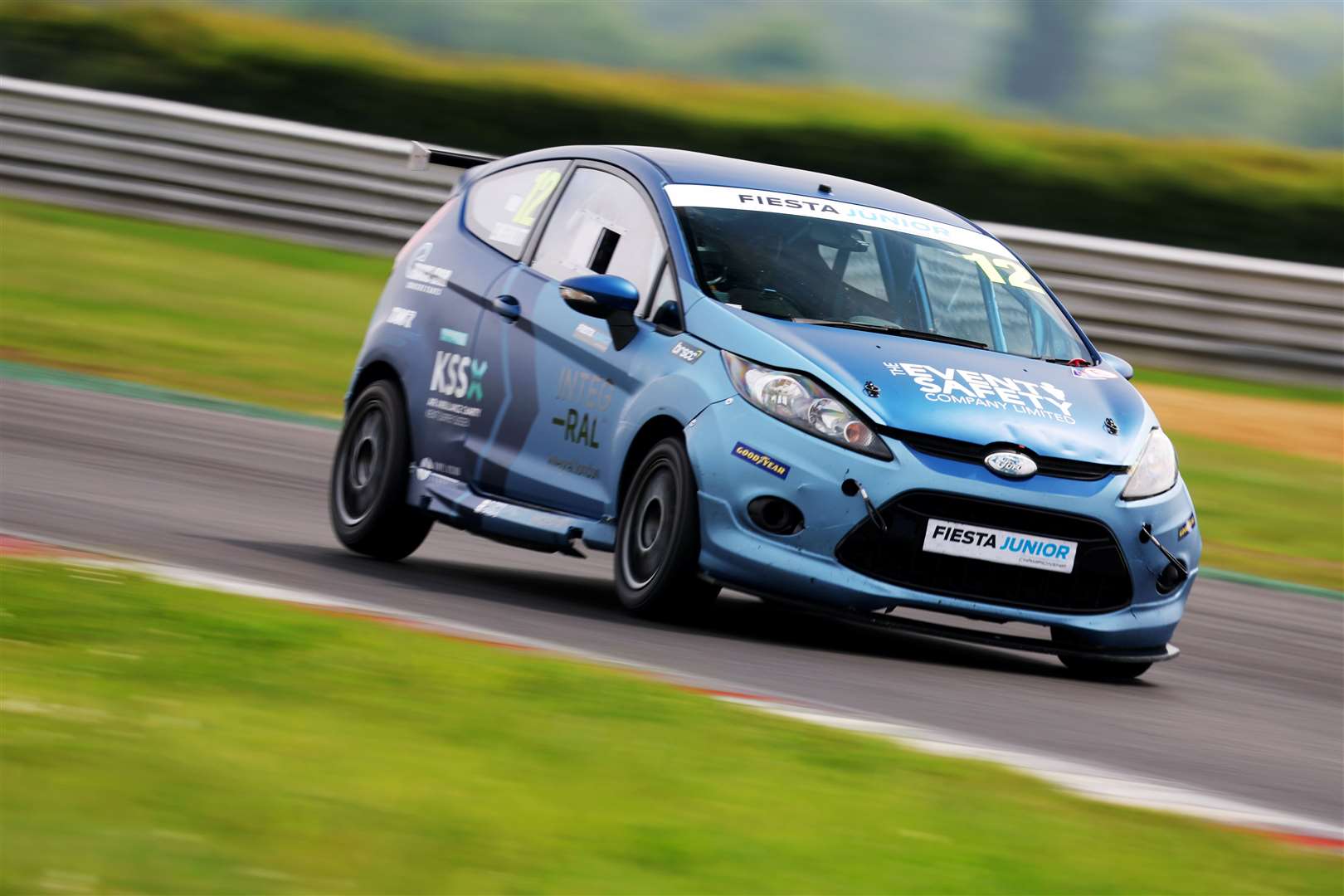 Thomas Merritt in BRSCC Fiesta Junior Championship action. Picture: James Roberts Photography