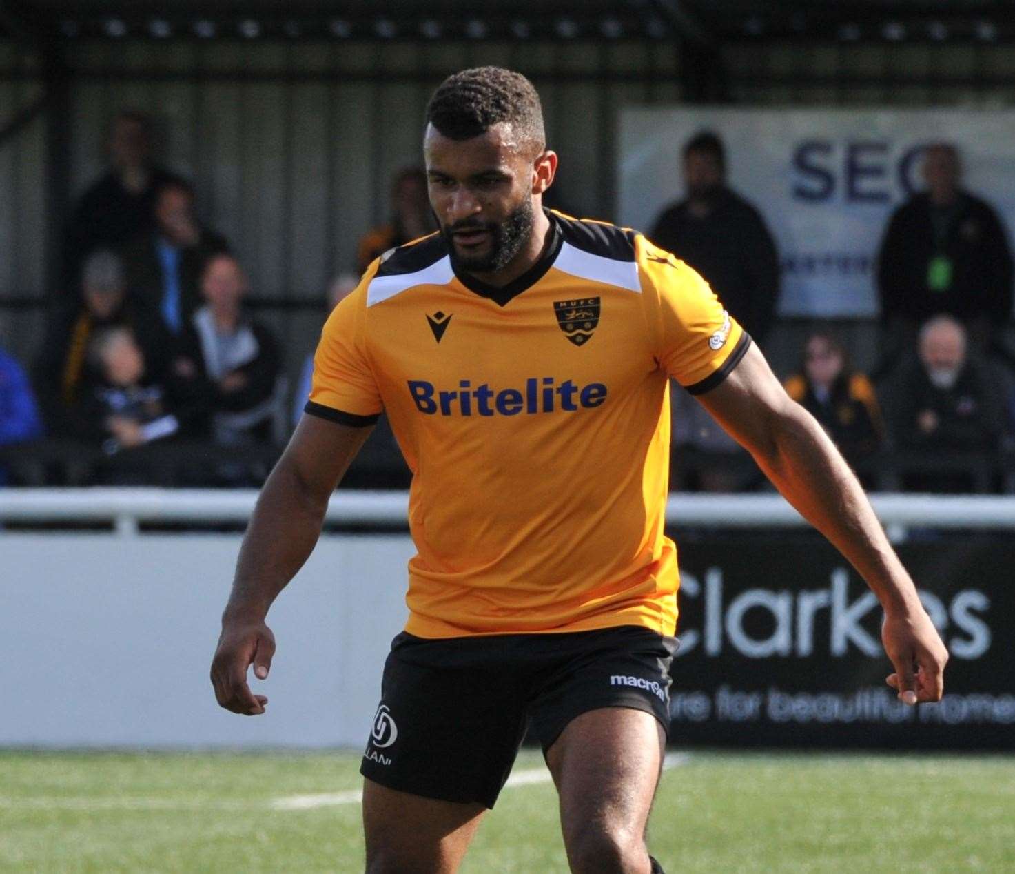 Dan Wishart gave Maidstone the lead at Dartford Picture: Steve Terrell