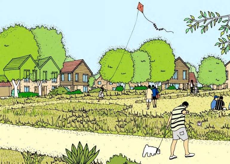 How part of the 35-acre plot could have looked. Picture: Hallam Land Management