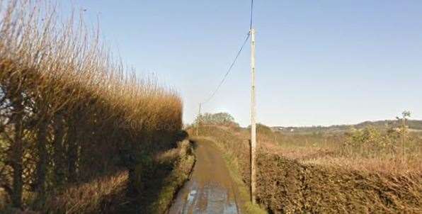 Jesse Willink denies attempting to murder a woman in Water Lane, Harrietsham Picture: Google street view