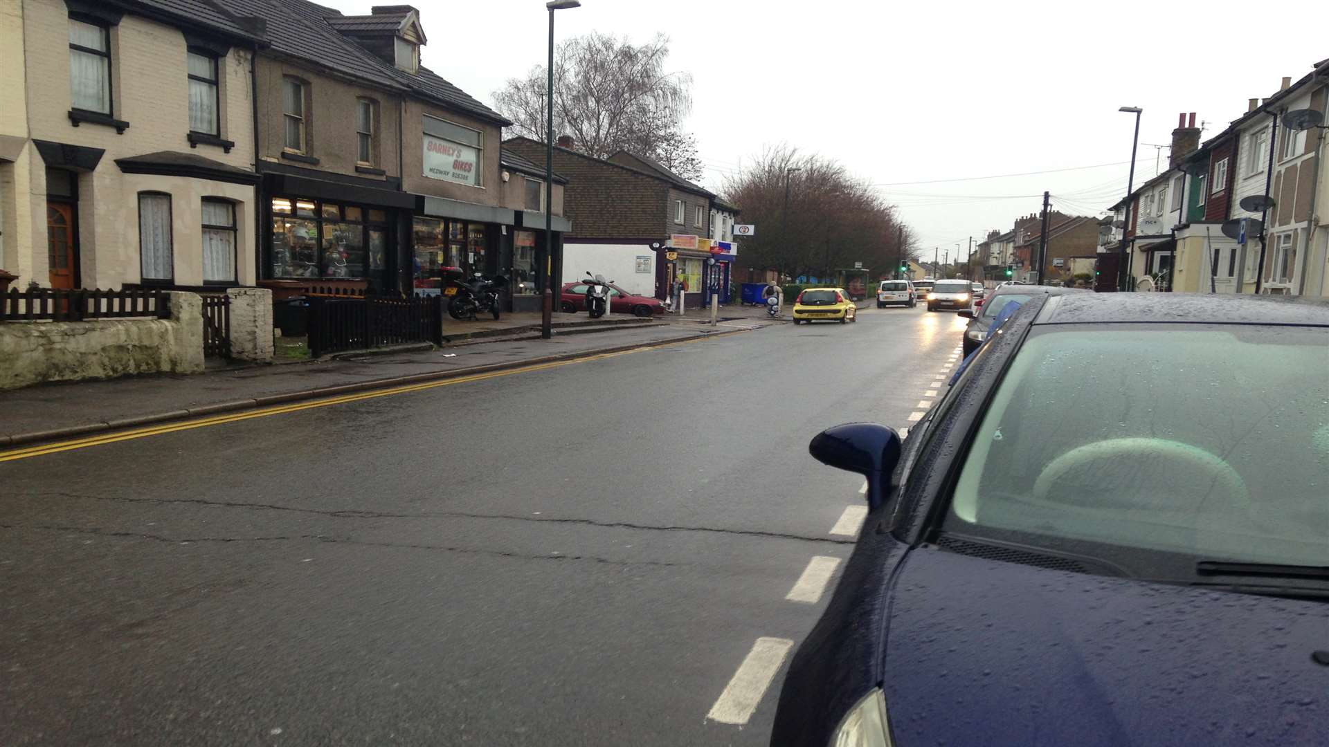 The man was killed near on Luton Road, near the junction with Albany Road.