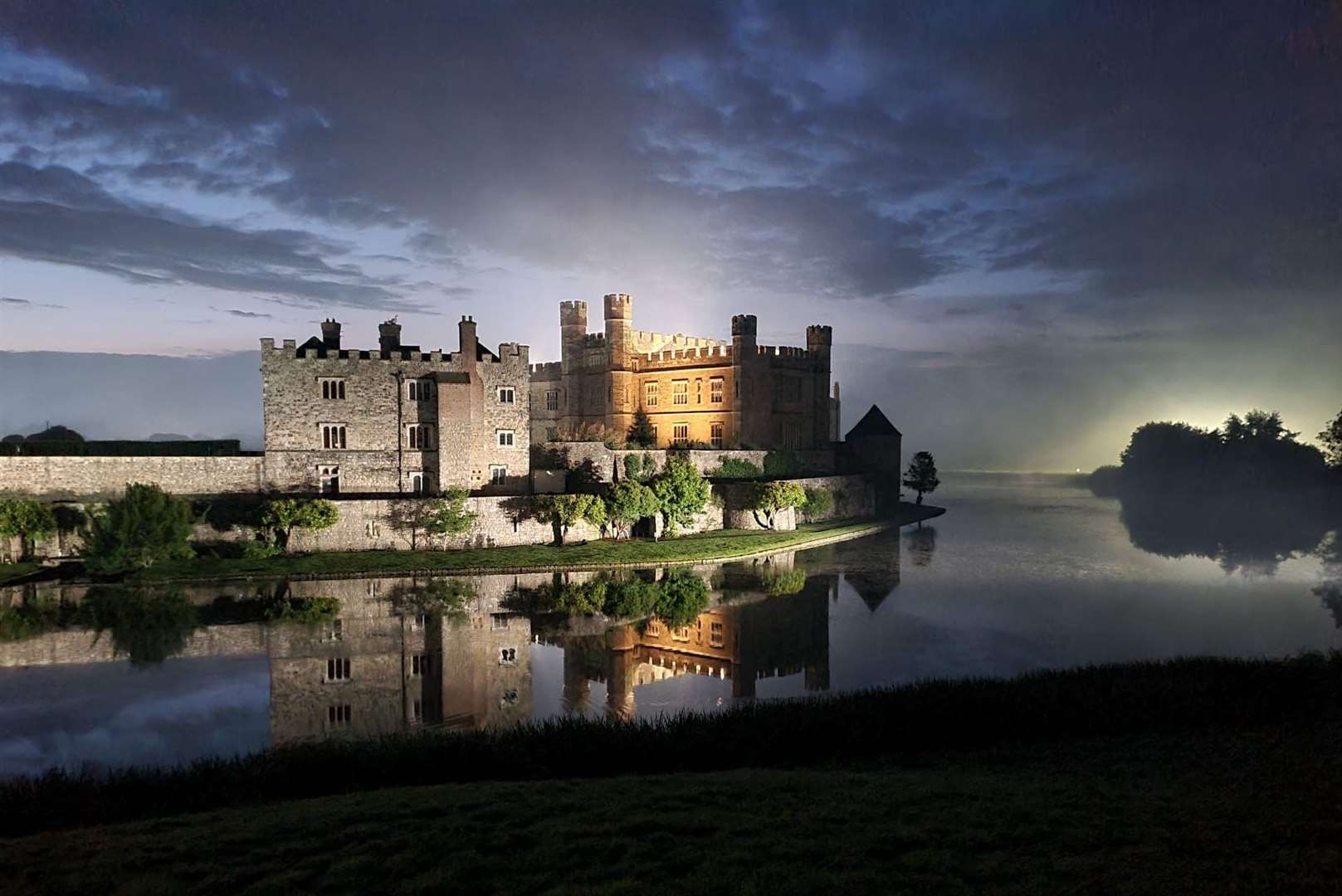 The concert is held in the grounds of Leeds Castle