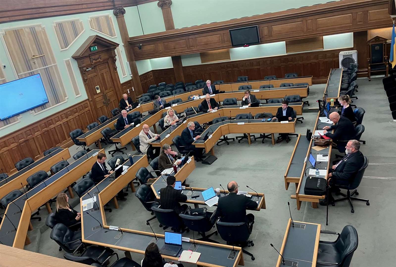 The Environment and Transport Cabinet committee at County Hall