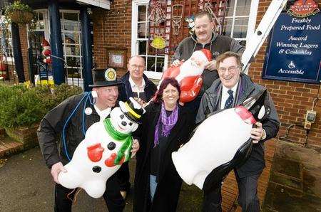 The Aviator pub, Queenborough Corner. Minster-on-Sea Rotary Club is preparing for the switch on of the Christmas lights at the Aviator on Saturday December 8.