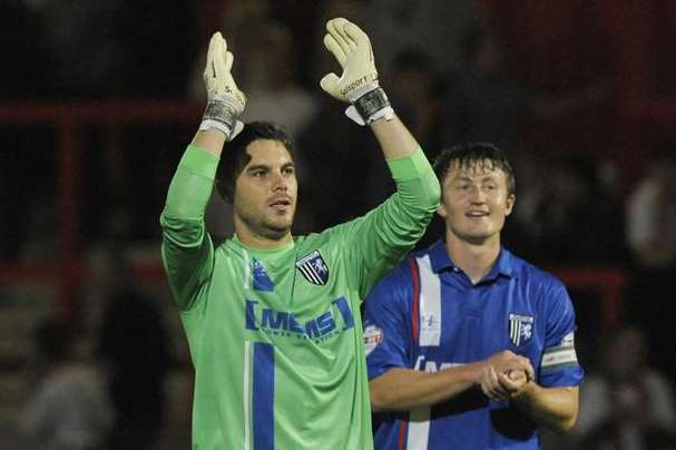 Gillingham goalkeeper Glenn Morris Picture: Barry Goodwin