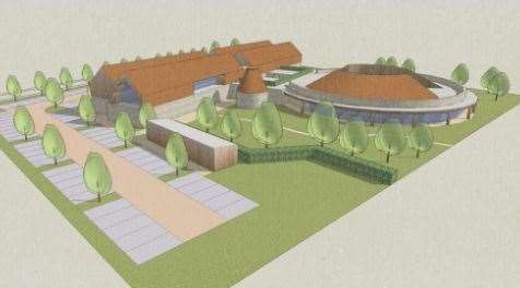 How the new Heart of Kent Hospice could look. Picture: DHA Design