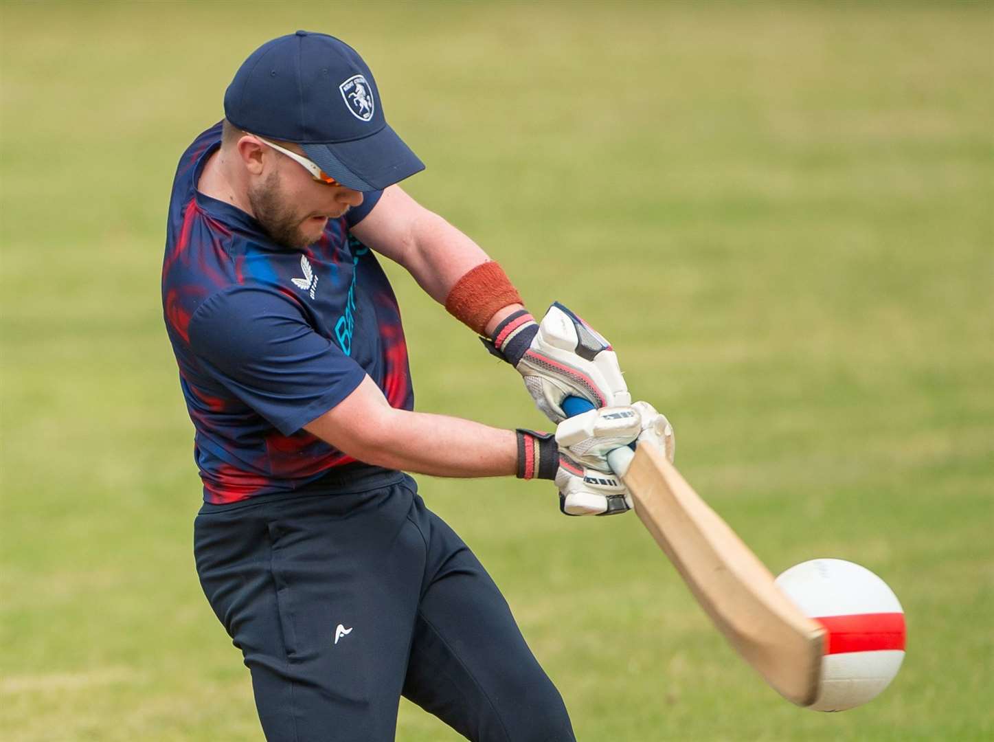 Kent’s visually-impaired team during their run-chase. Picture: Ian Scammell