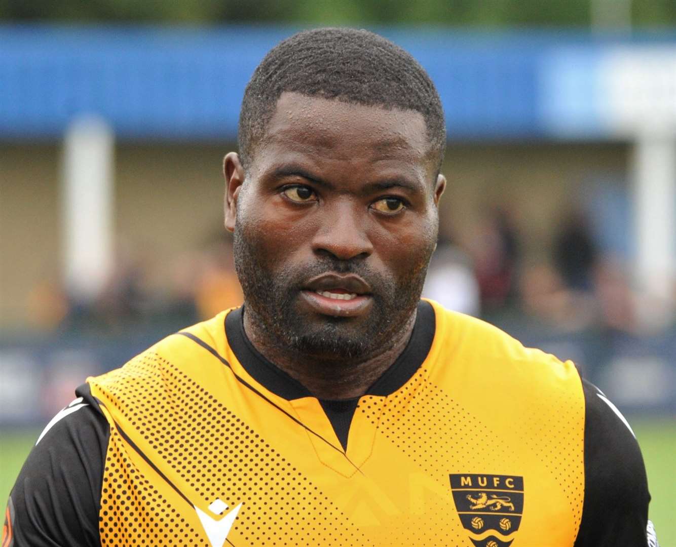 Maidstone United caretaker manager George Elokobi. Picture: Steve Terrell