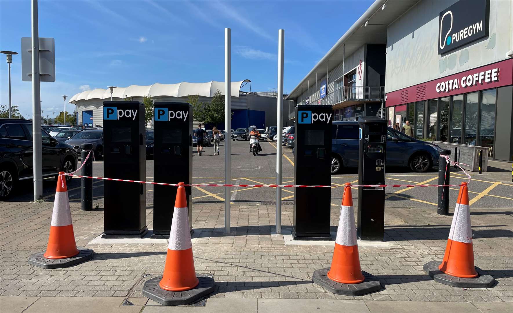 Payment meters have been installed at Dockside