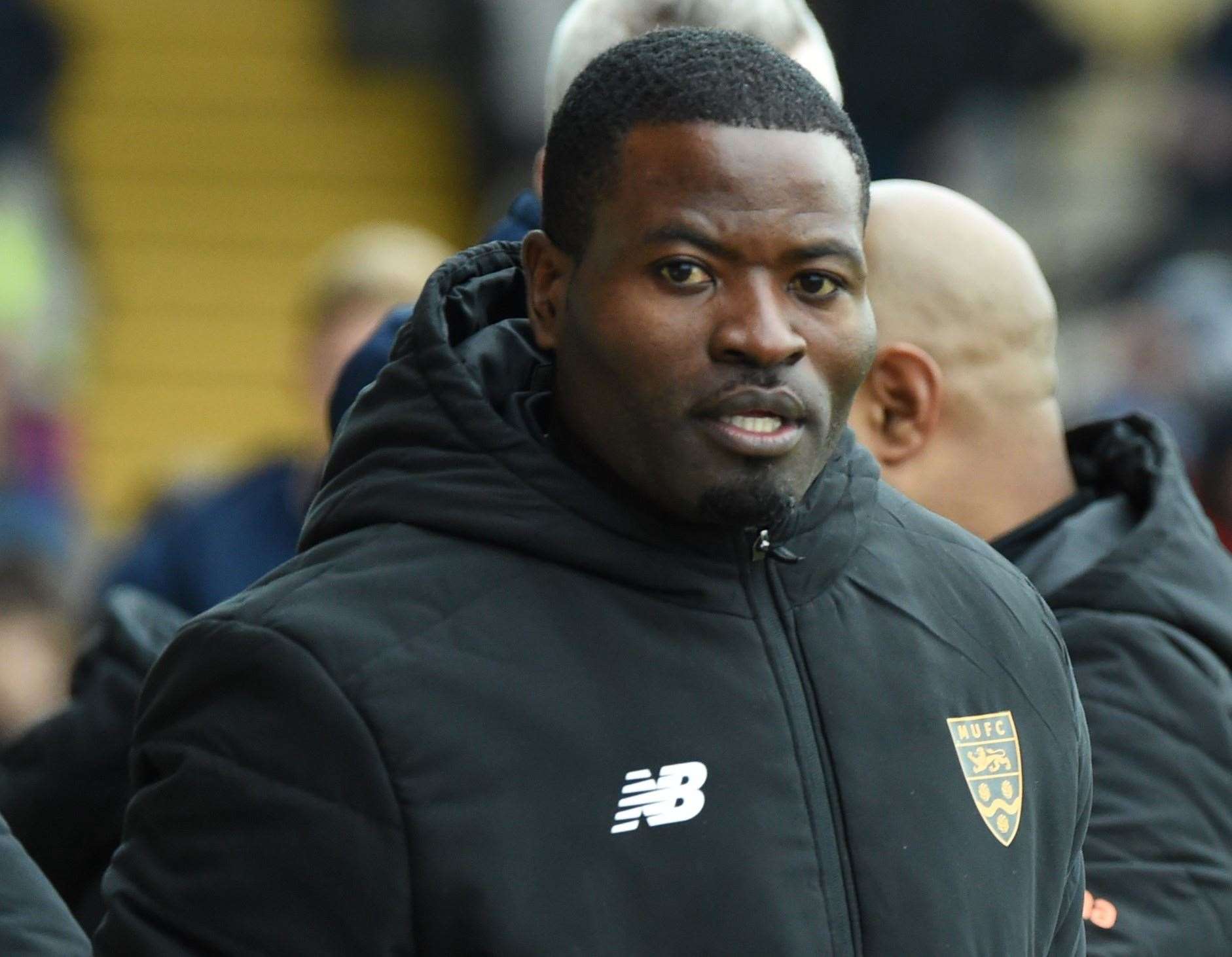 Maidstone United caretaker manager George Elokobi. Picture: Steve Terrell