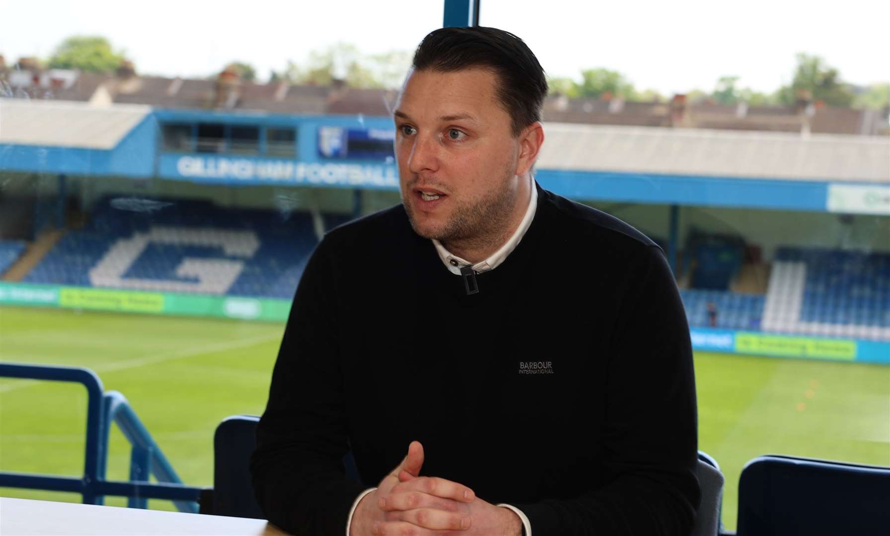 Gillingham manager Mark Bonner looks ahead to the challenge in League 2 next season Picture: KPI_Colin