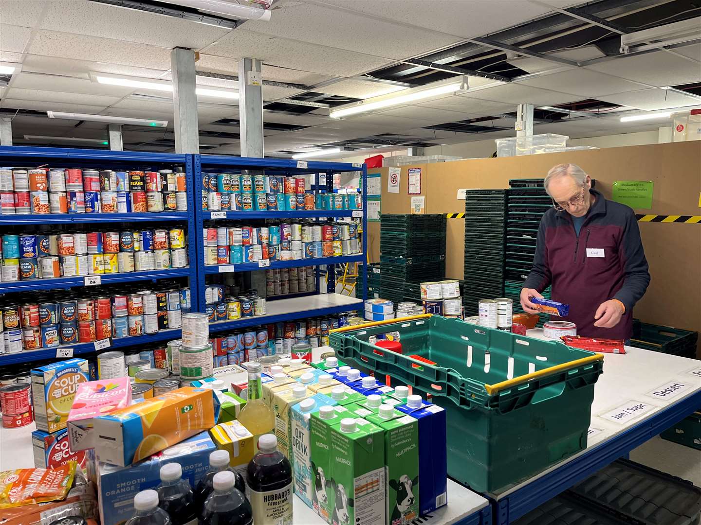 Canterbury Food Bank. Pic: Canterbury Food Bank