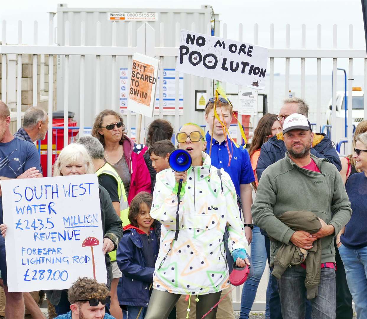 Fed-up residents made their feelings heard. Picture: Frank Leppard Photography