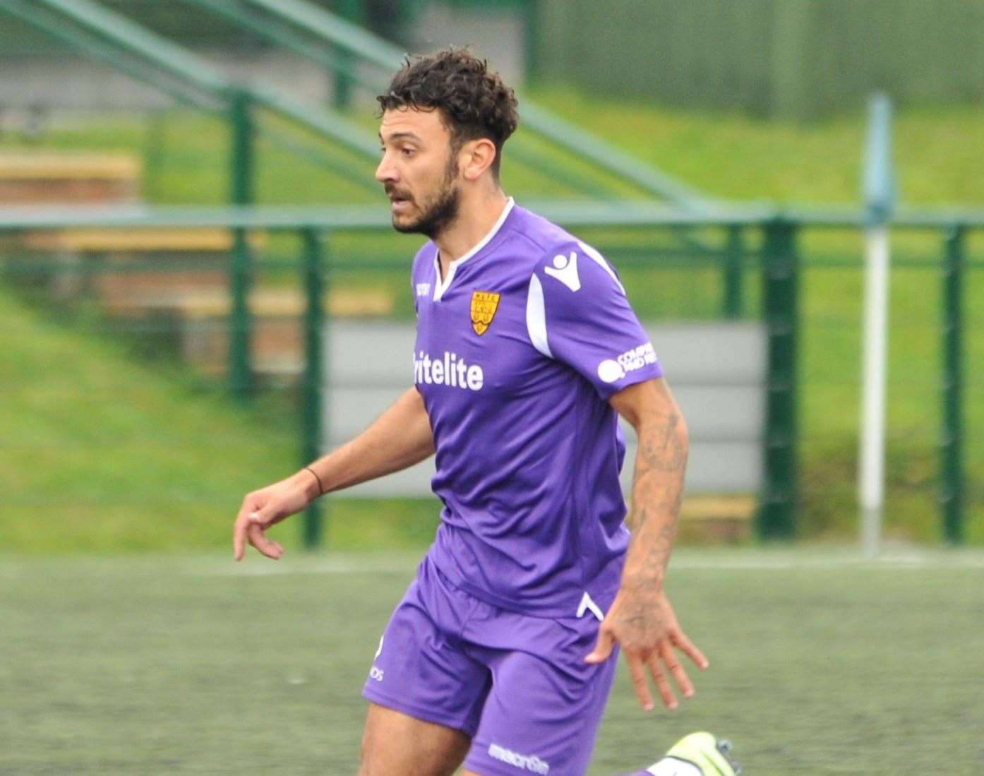 George Porter in action for Maidstone at Hendon Picture: Steve Terrell