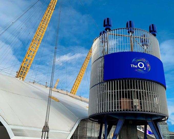 Artist's impression of the turbine at The O2