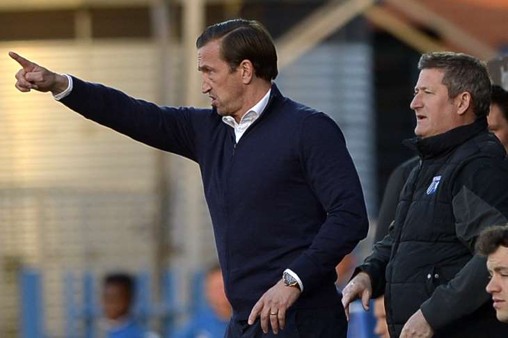 Gillingham manager Justin Edinburgh Picture: Barry Goodwin