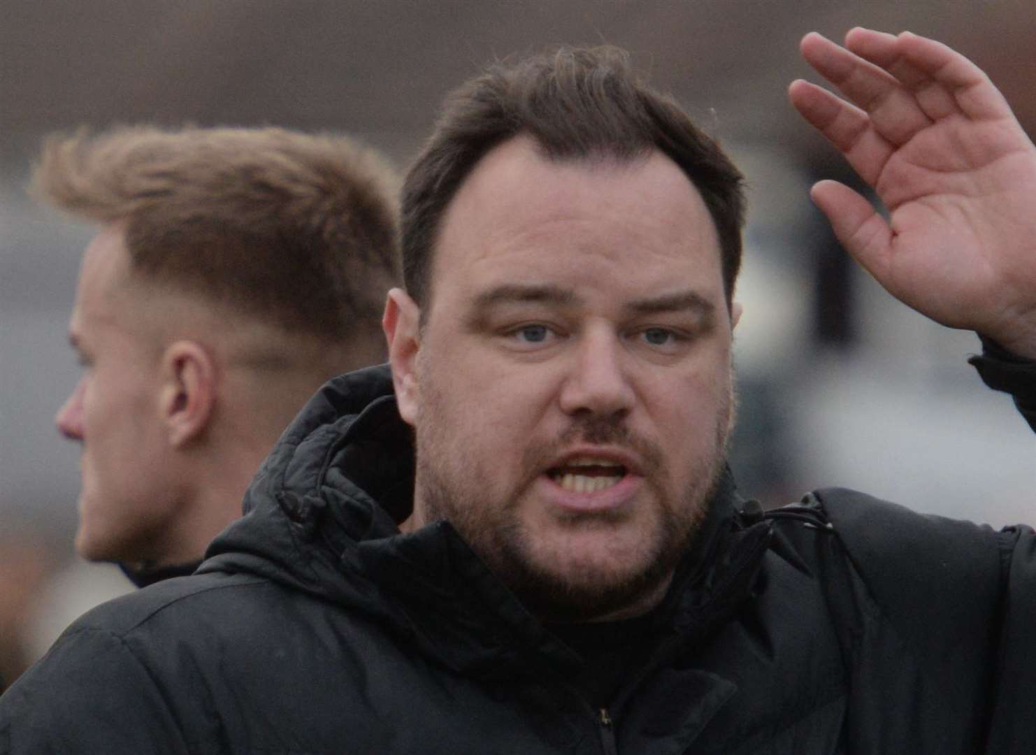 Herne Bay manager Ben Smith. Picture: Chris Davey