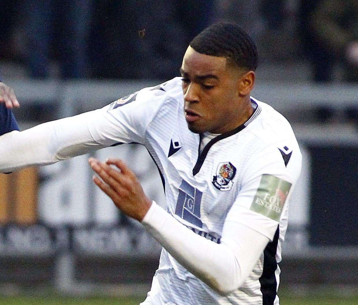 Dartford midfielder Tyrique Hyde Picture: Sean Aidan