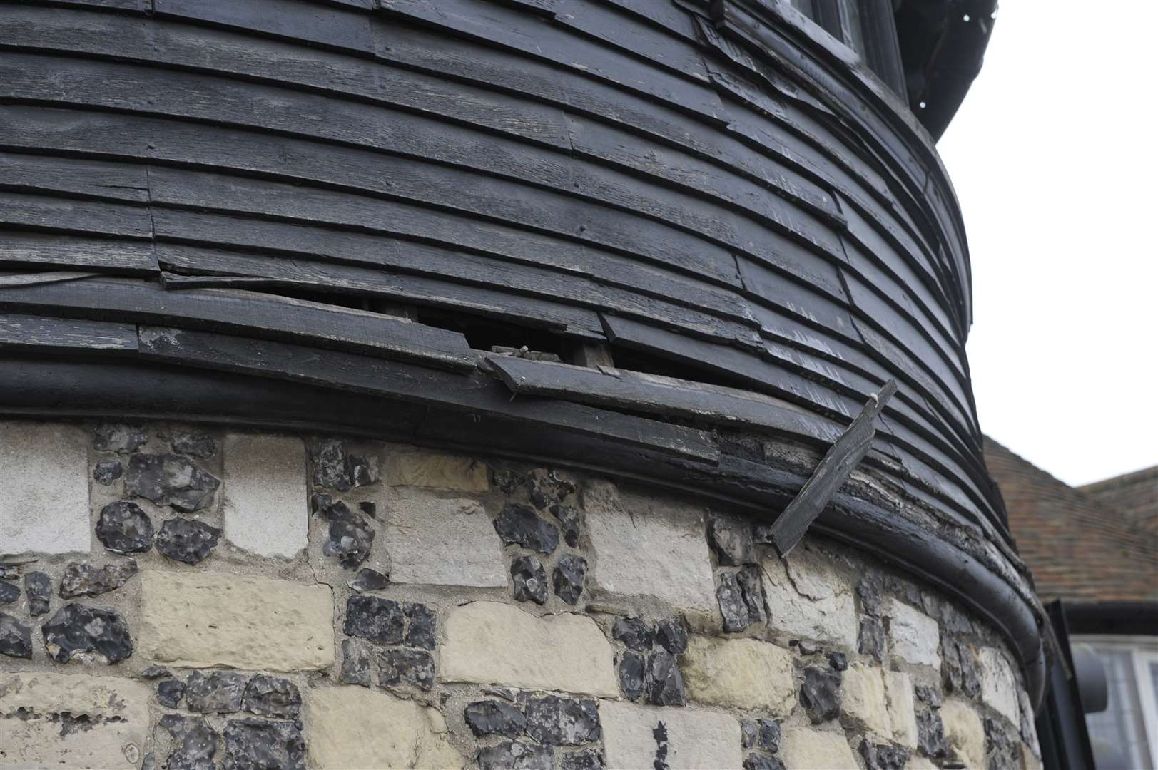 Damage to timbers