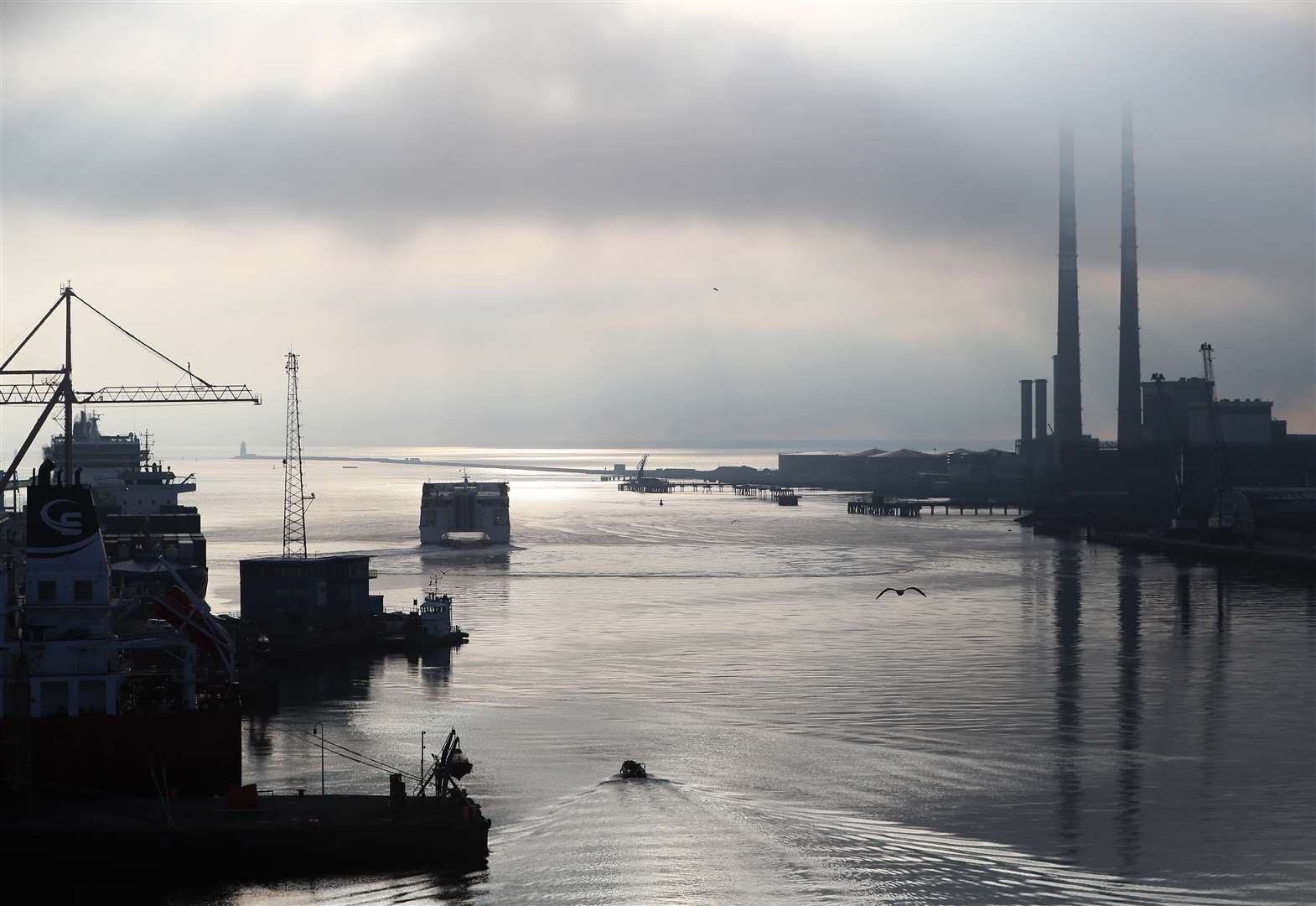 The impasse arose on Thursday when Peel Ports prevented a Dublin-bound P&O ferry leaving Liverpool (PA)