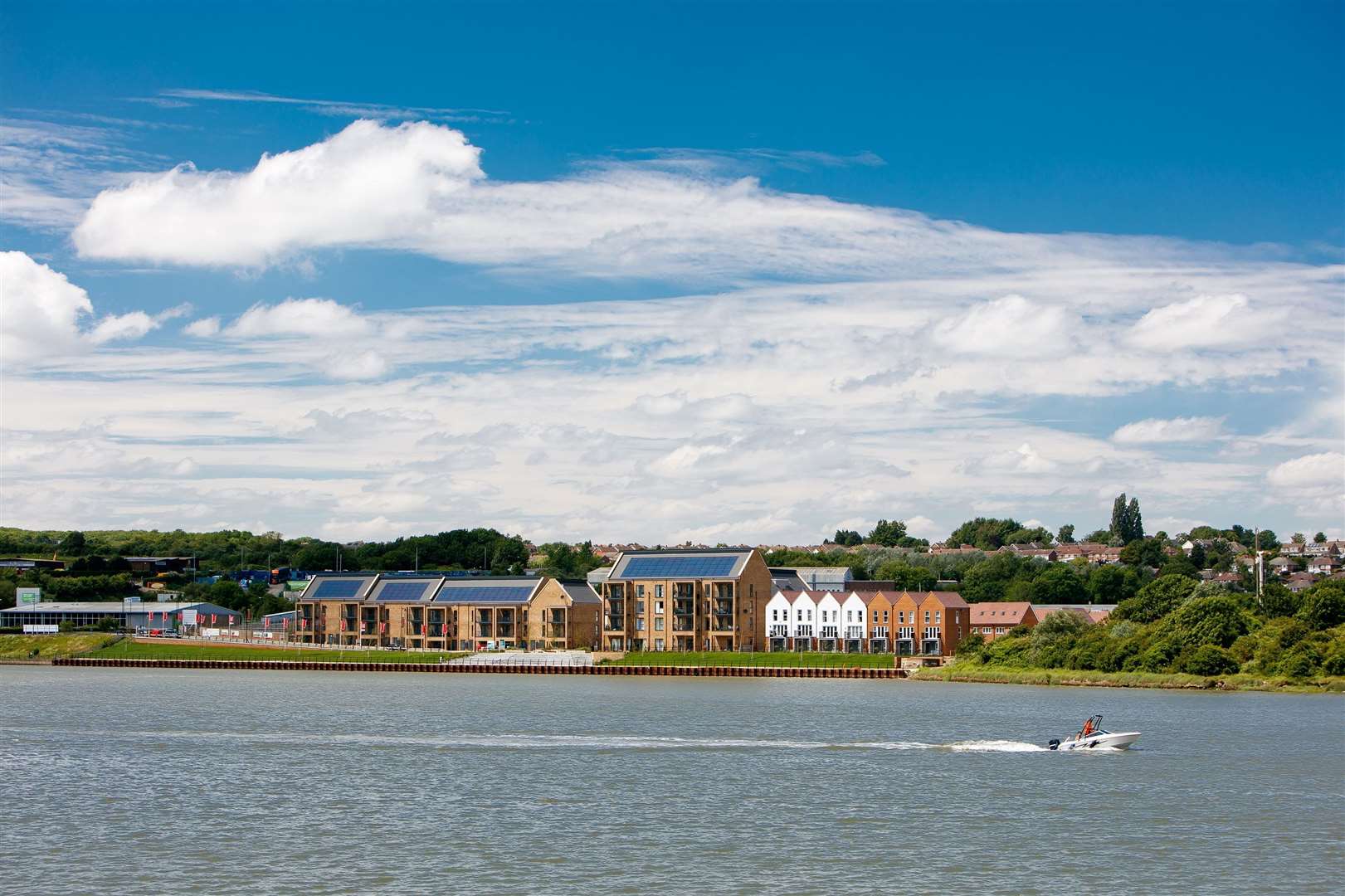 Artist's impression of Temple Woods which will be in Strood near Medway Valley Park