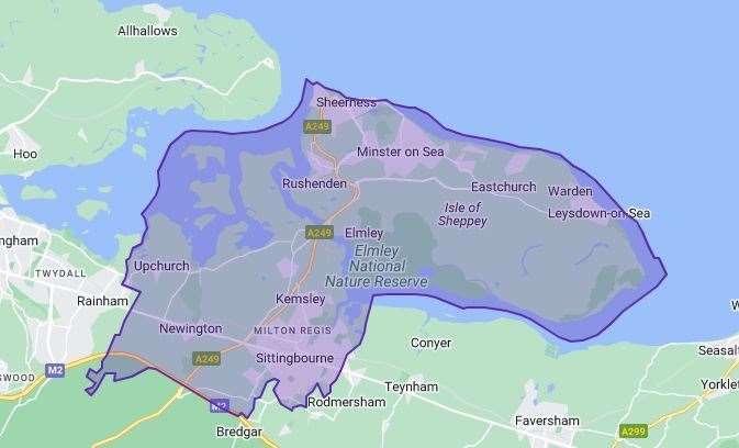 The Sittingbourne and Sheppey constituency