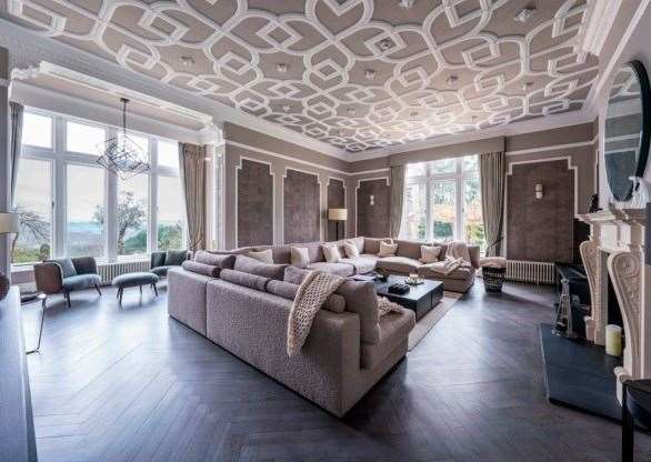 One of the living rooms in High View in Tunbridge Wells. Picture: Knight Frank