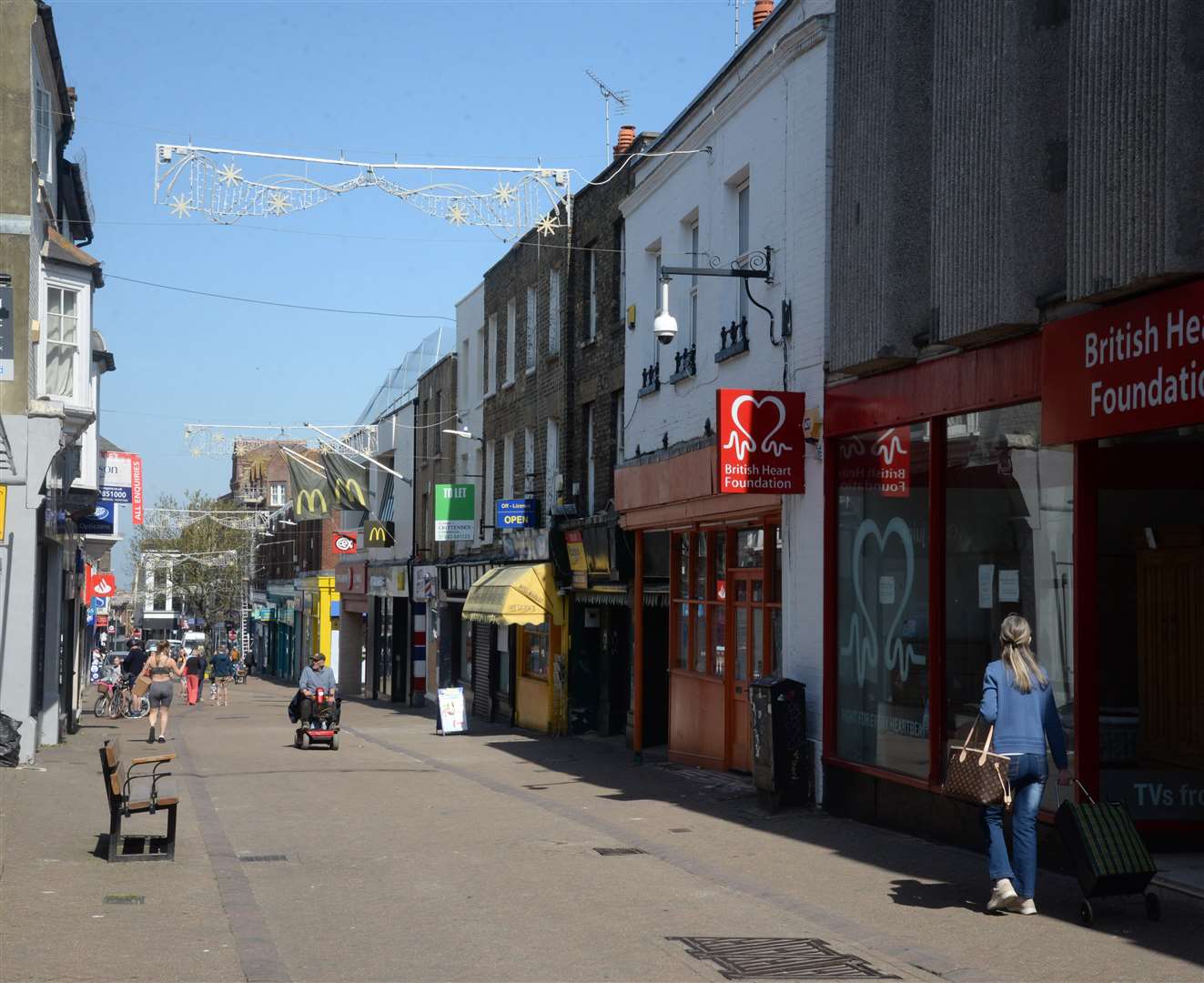 She has been banned from Margate town centre