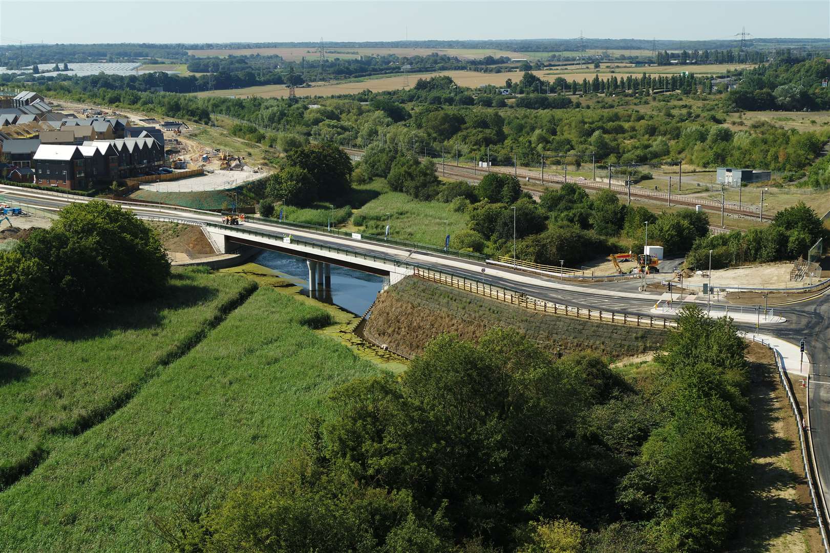 Arriva will now have more routes following the opening of the Ebbsfleet Garden City bridge