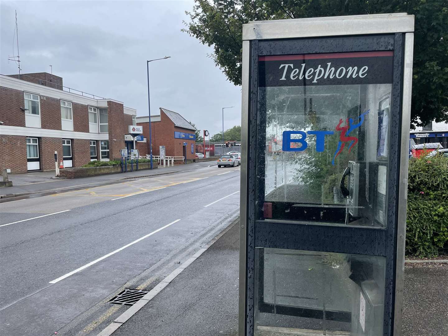 The call box in Millennium Way, Sheerness