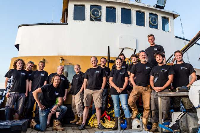 The team in the Rooswijk project. Picture courtesy of Historic England