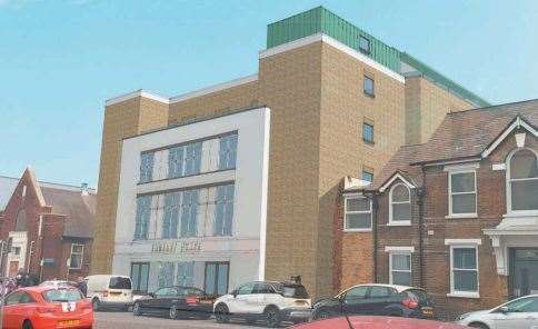 How the flats at the former Rileys in Green Street, Gillingham, would look. Picture: Insight Architects