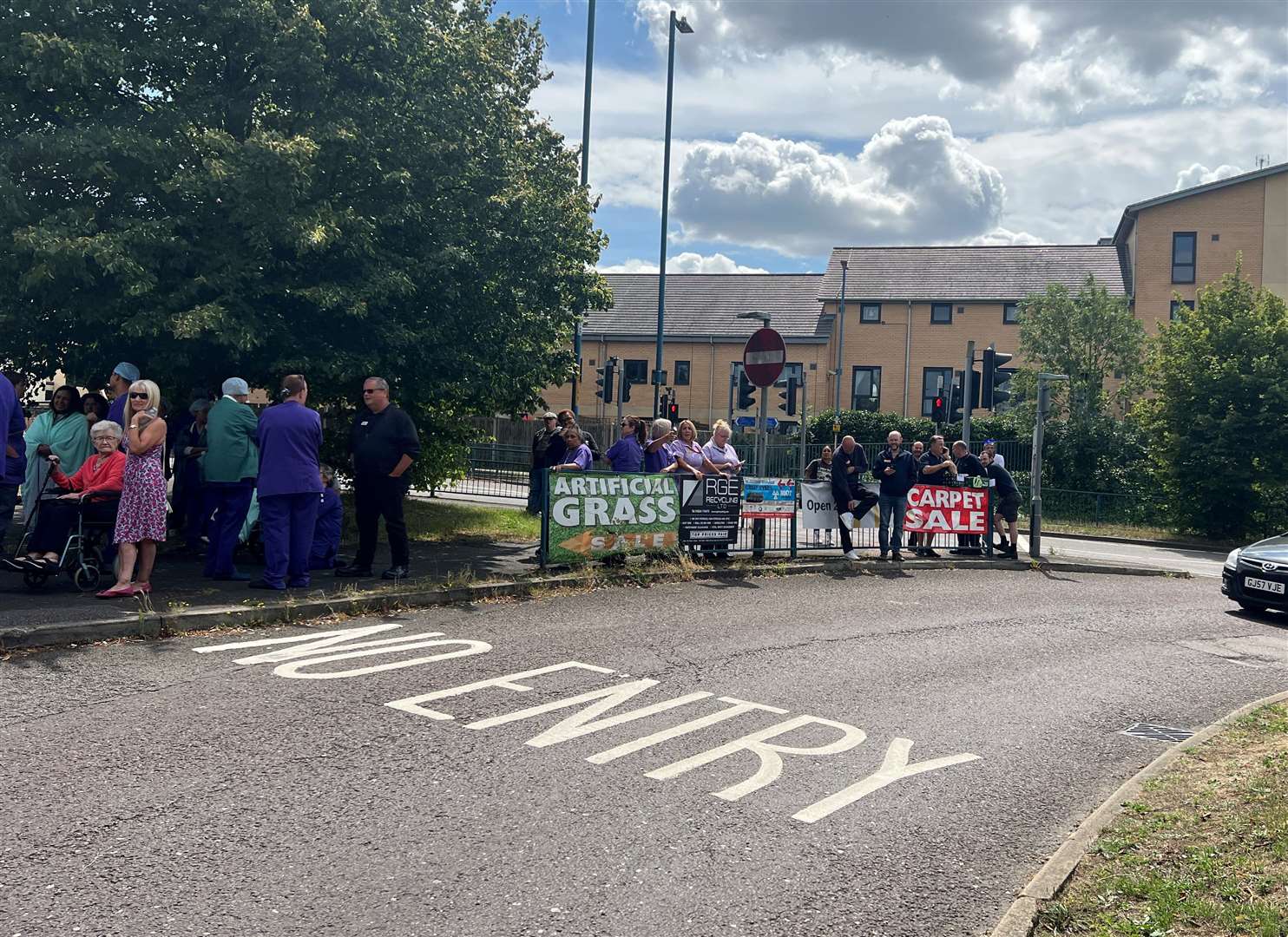 Police have cordoned off Beechings Industrial Centre in Twydall after a reported bomb alert