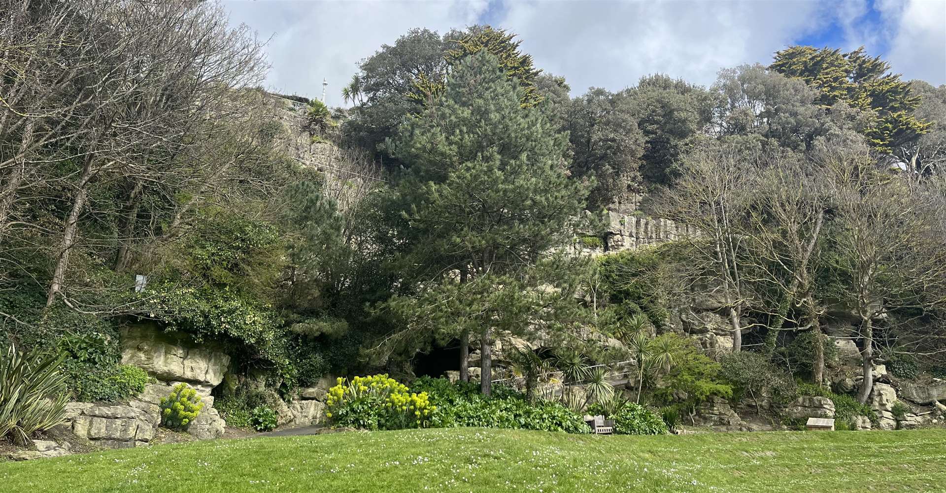 The Zig Zag Path in Folkestone is one of the main accessible routes from The Leas to the lower coastal park and beach