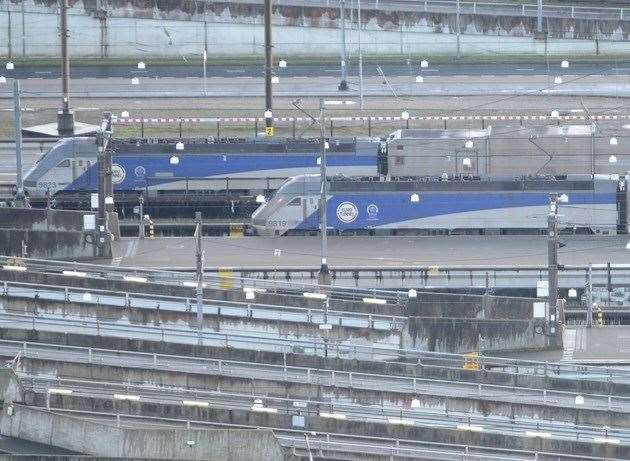 Passengers have a waiting time of up to 30 minutes at the Eurotunnel in Folkstone. Stock picture