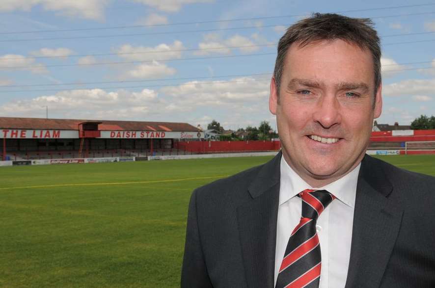 Ebbsfleet United manager Steve Brown